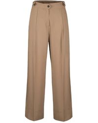 Moorer - Wide Trousers - Lyst