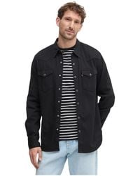Levi's - Overhemden ,Zwart ,Denim Denim Shirt - Lyst