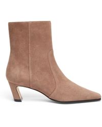 Stuart Weitzman - Stassi Zip Bootie 50 - Lyst