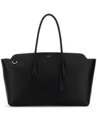 Tom Ford - Schwarze Alexander East West Shopping Bag Aus Leder - Lyst