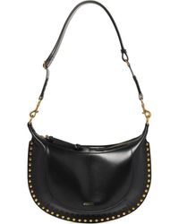 Isabel Marant - Schwarze Naoko Schultertasche Mit Nieten - Lyst