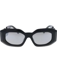 Versace - Ikonoische sonnenbrille mit spiegelgläsern - Lyst