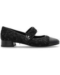 Tory Burch - Schoenen ,Zwart ,Wol Cap-Toe Mary Jane - Lyst
