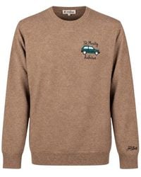 MC2 Saint Barth - Truien & Vesten ,Bruin ,Wol Heron Light Embry Knit - Lyst