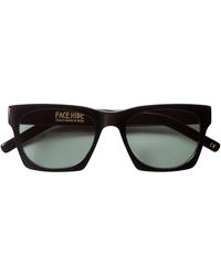 Facehide - Accessoires ,Zwart ,Stijlvolle Uv-Bescherming Zonnebril - Lyst