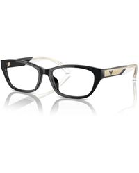 Emporio Armani - Montatura occhiali ea3238u nera - Lyst