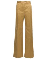 Thelatest - Alek Katoenen Canvas Broek - Lyst