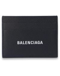 Balenciaga - Cash Leather Card Case - Lyst