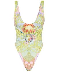 Philipp Plein - Badmode ,Veelkleurig ,Polyester Monokini Broches - Lyst
