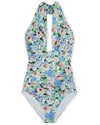 Ganni - Swimwear > one-piece - Lyst
