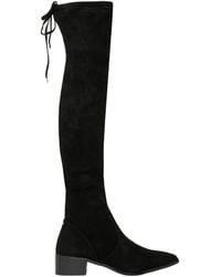 Steve Madden - Schoenen ,Zwart ,Suède Suède Hoge Laars - Lyst