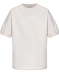 Anine Bing - Tops ,Roze ,Katoen Jaylin T-Shirt - Lyst