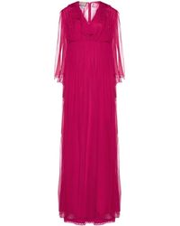 Gucci - Vestido midi de seda de - Lyst