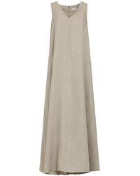 Max Mara - Simeone Linnen Jurk - Lyst