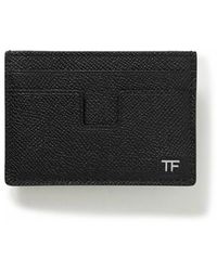 Tom Ford - Accessoires ,Zwart ,Leer T Line Kaarthouder - Lyst