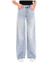 ARMANI EXCHANGE - Wide Jeans - Lyst