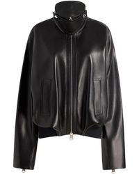 KHAITE - Leather Jassen - Lyst