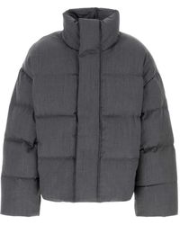 Entire studios - Jassen ,Grijs ,Wol Mml Puffer Down Jacket - Lyst