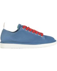 Pànchic - Schoenen ,Blauw ,Suède Lace-Up Sneakers - Lyst