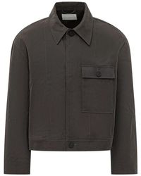 Studio Nicholson - Jassen ,Grijs ,Katoen Drey Jacket - Lyst
