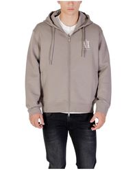 ARMANI EXCHANGE - Hoodie Mannen Katoen Polyester Elastaan - Lyst