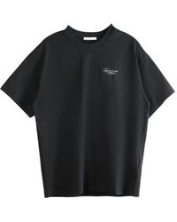 Givenchy - Tops ,Zwart ,Katoen Logo Katoenen T-Shirt - Lyst