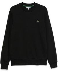 Lacoste - Hoodies & Sweatvesten ,Zwart ,Zwarte Sweatshirt Voor Mannen - Lyst