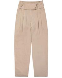 Munthe - Pantalones elegantes de talle alto con cierre de botones - Lyst