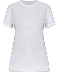 IRO - Tops ,Wit ,Linnen Third T-Shirt - Lyst