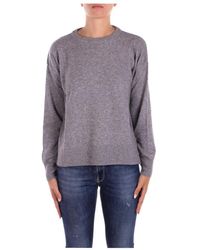 Woolrich - Graue Pullover Regular Fit - Lyst