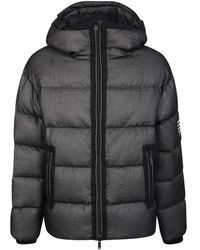 DSquared² - Schwarze Daunenjacke Mit Kapuze - Lyst