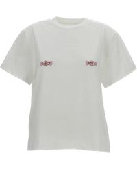 Des Phemmes - Klassisches T-Shirt Mit Rundhalsausschnitt - Lyst