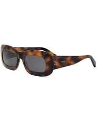 Celine - Accessoires ,Bruin ,Bold 3 Dots Zonnebril - Lyst
