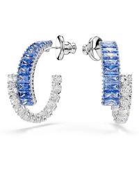 Swarovski - Matrix durchbohrte Ohrringe - Lyst