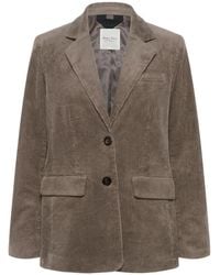 Part Two - Jassen ,Bruin ,Katoen Leni Pw Bz Blazer - Lyst