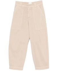 Closed - Straight Trousers - Lyst