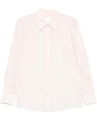 Twinset - Overhemden ,Roze ,Klassiek Shirt - Lyst