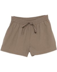 Matteau - Korte Broeken ,Bruin ,Katoen Relaxed Short - Lyst