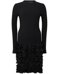 Moschino - Elegant Lange Jurk Met Ruches - Lyst