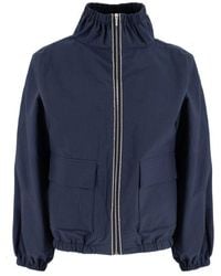 Le Tricot Perugia - Jacke Mit Reißverschluss Und Taschen - Lyst