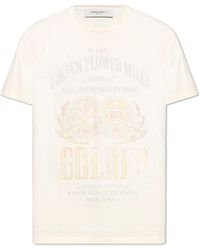 Golden Goose - T-shirt con effetto vintage - Lyst