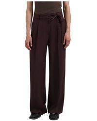 OLAF HUSSEIN - Wide Trousers - Lyst