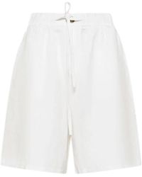 Sun 68 - Korte Broeken ,Wit ,Katoen Bermuda Shorts - Lyst