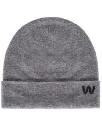 Weekend by Maxmara - Accessoires ,Grijs ,Kasjmier Caimanone Beanie - Lyst