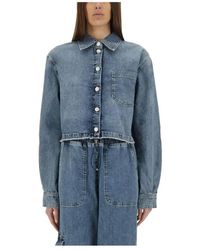 Moschino - Jassen ,Blauw ,Denim Denim Jacket - Lyst