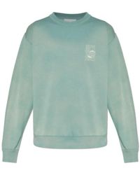 Isabel Marant - Hoodies & Sweatvesten ,Blauw ,Denim Mikoy Sweater - Lyst