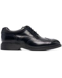 Hogan - Schwarze lederschuhe mit memory foam - Lyst