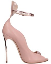 Casadei - Blade Spuntata Leren Pumps - Lyst