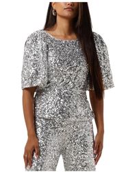 Harper & Yve - Overhemden ,Grijs ,Zilver Marsja-Ls Tops & T-Shirts - Lyst