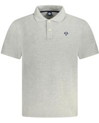 North Sails - Tops ,Grijs ,Short Sleeve Polo - Lyst